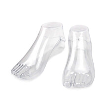 Plastic Shoe Brace Short Foot Mold Slippers Sandal Brace Boat Socks Mold Handmade Female Model Props Foot Support Foot Support Brace Clear