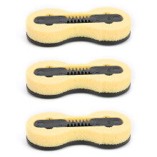 3Pcs Surfboard Fins Box Set 8-Shaped PVC Plugs with Fin Key & Screws