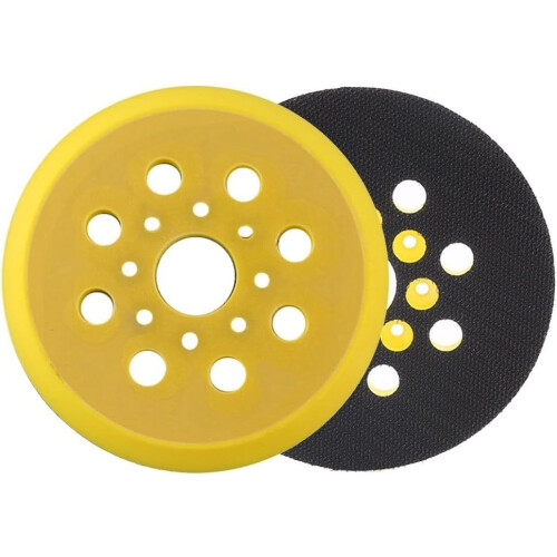 5 Inch 125mm Backing Pad With 8 Holes Hook And Loop Interface Sanding Disc Support Compatible With 1251AE 220A 2