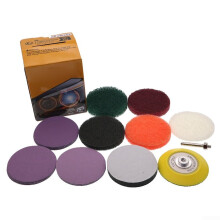 22Pcs Headlight Restoration Kit with P240P10000 Sanding Discs for Crystal Clear Car Lights 39195