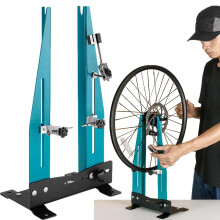 Bicycle Wheel Truing Stand Adjustable Universal Steel Wheel Alignment Tool For Road And Mountain Bike Maintenance