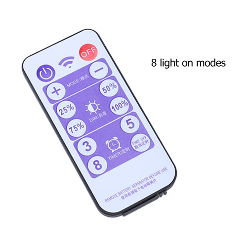 Solar String Light Control Box with Remote & 8 Modes 100/200 LED 1
