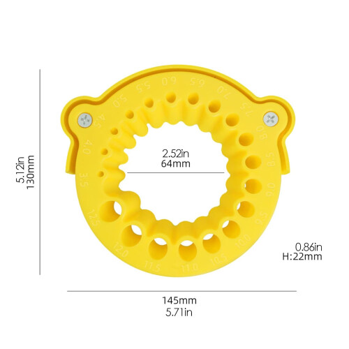 Grinder Drill Bit Sharpener,Bit Tool  Multifunctional Drill Sharpener Accessories Attachment for Grinding Men Adults 2