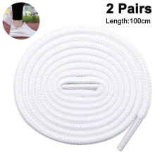 (As show, One size) 2 Pairs Waxed Round Shoelaces - compatible with Oxcompatible withd Dress Boots Leather Shoe Laces-1721