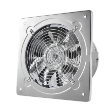 7 Inch Stainless Steel Kitchen Exhaust Fan, Powerful Smoke Removal, Easy Wall Installation