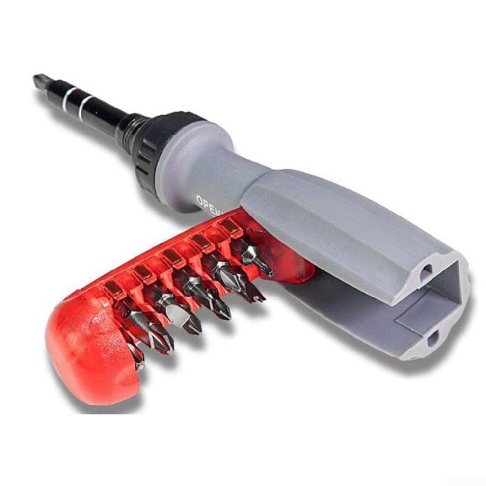 Precision Telescopic Ratchet Screwdriver Set With 11 Bits For Household Repairs And Diy Tasks Adjustable Length 9426802663365