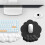 Cloud Mouse Pad Wrist Support Memory Foam, 26.5x25cm, Black 4