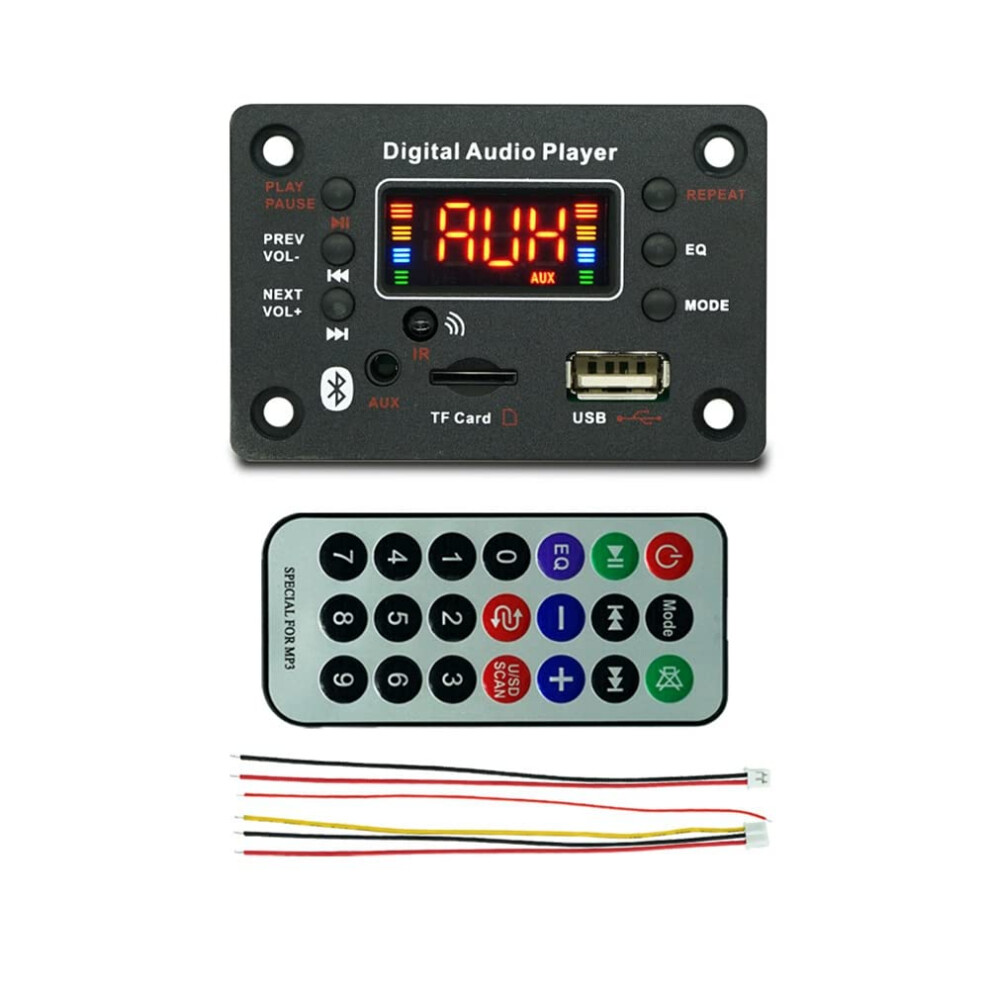 2X40w Amplifier Stereo Mp3 Decoder Board, 2Channel Audio, 7V25v Power, Bluetooth 5.0 Fm Radio Module 9347817281767