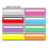 8Pcs Large Size Guided Reading Strips Highlight Overlays Multicolor Reading Tracking Rulers For Dyslexics Bookmarks 5