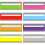 8Pcs Large Size Guided Reading Strips Highlight Overlays Multicolor Reading Tracking Rulers For Dyslexics Bookmarks 2