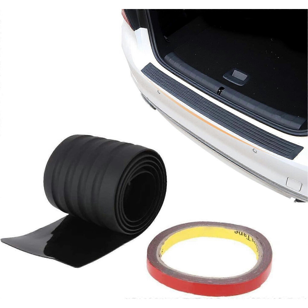 (As Show, One Size) Sunrain Bumper Protector Rubber, Rear Bumper Rubber Strip Protection Compatible With The Rear Trun 033573715828
