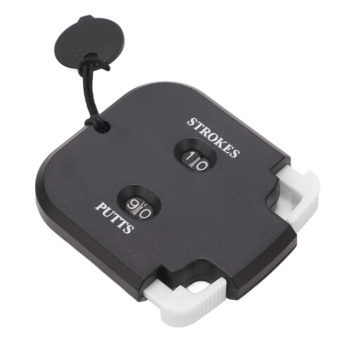Golf Score Counter Plastic 2 Digits with Zeroing for 2 Players Black 2