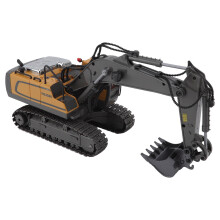 RC Excavator 1/20 Scale 11-Channel, Alloy & Plastic, 40 Min Battery