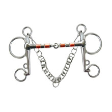 Horse Bit for Training 135mm Stainless Steel Equestrian Chewing Bit for Horses