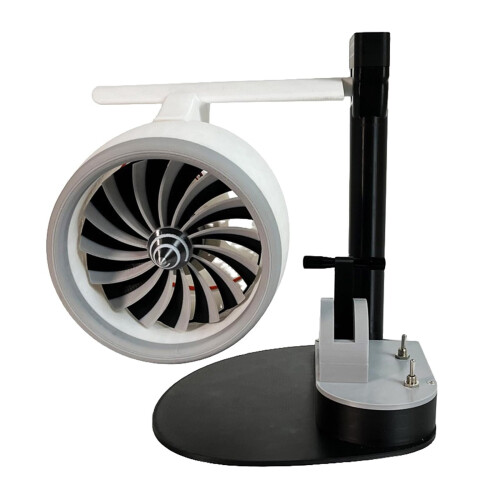 Small Engine USB Fan With Humidifier Function For Cooling And Decoration In Room Or Office Space Red Light