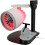 Small Engine USB Fan With Humidifier Function For Cooling And Decoration In Room Or Office Space Red Light 4