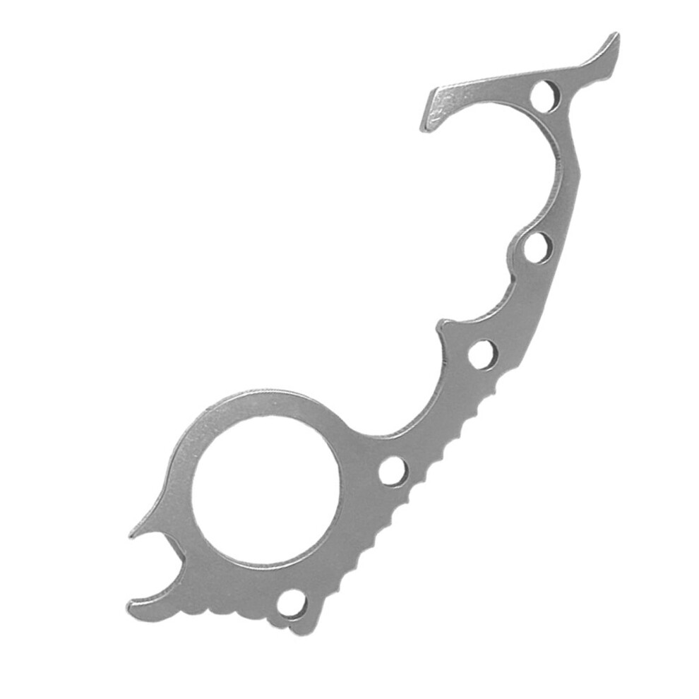 Multitool Keychain With Stainless Steel Wrench, Bottle Opener, Crowbar, Camping And Emergency Use 9382693990372