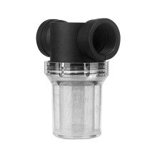 Inline Water Filter with Stainless Mesh, Flow Irrigation Strainer 1/2 3/4 1 Inch Garden Use