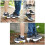 Skeeler Beginner Inline Skates 2In1 Multipurpose Roller Shoes, Adjustable Size, Skateboard Style 4