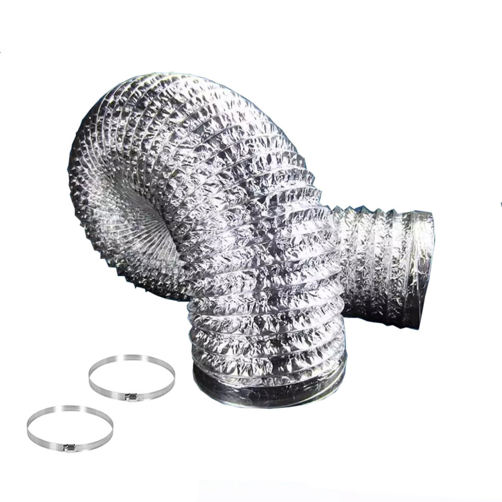 Air Ducting Flexible Hose For Dryer Vent With 2 Clamps 250Mm 9347817180480
