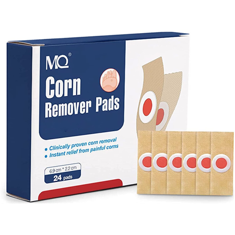 Corn Remover Pads Wart Remover Patch 24 Count With Hole For Feet Hands Toes, Corn Removal Plasters For Foot Care