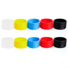 Tennis Racket Grip Sealing Rings 10PCS Rubber Handle Rings for Enhanced Performance