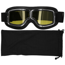 Vintage Motorcycle Goggles Fog Proof Windproof Protective Eyewear Retro Pilot Glasses With UV Protection Scratch Resistant Impact Resistance For ATV S