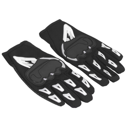 Reithandschuhe Motorradhandschuhe Schwarz Grau 2