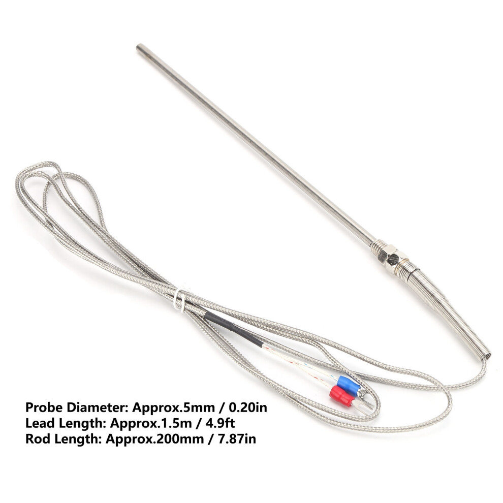 5x200mm K-Typ Thermoelement Temperatursensor