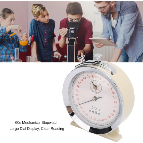 Mechanical Stopwatch With Multipurpose Button 0.2 Second Scale Value For Sports Course Timing And Running Count Timer 2