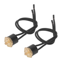 2 pezzi interruttore termostatico KSD301 impermeabile, switch di controllo termico in rame M4