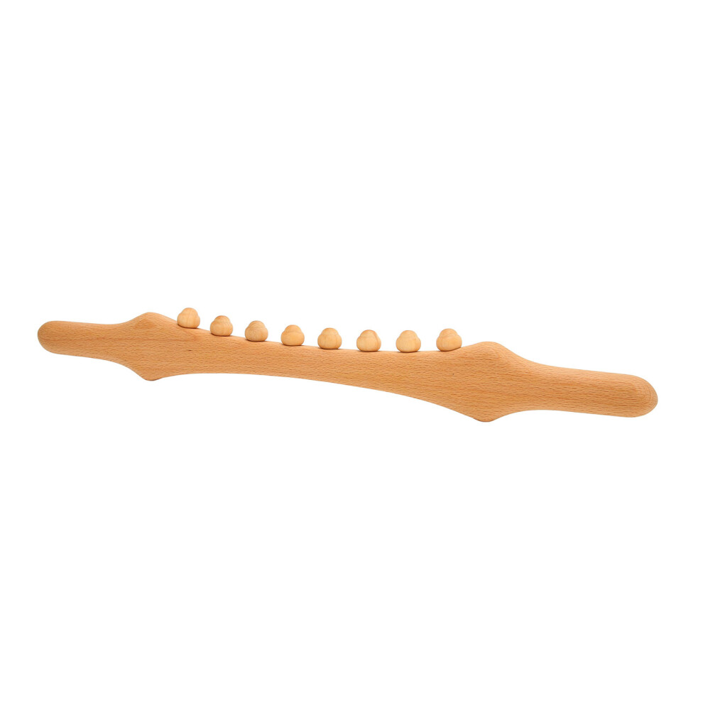 Wood Massage Stick Beech for Fatigue Relief, Toxin Detox & Body Shaping