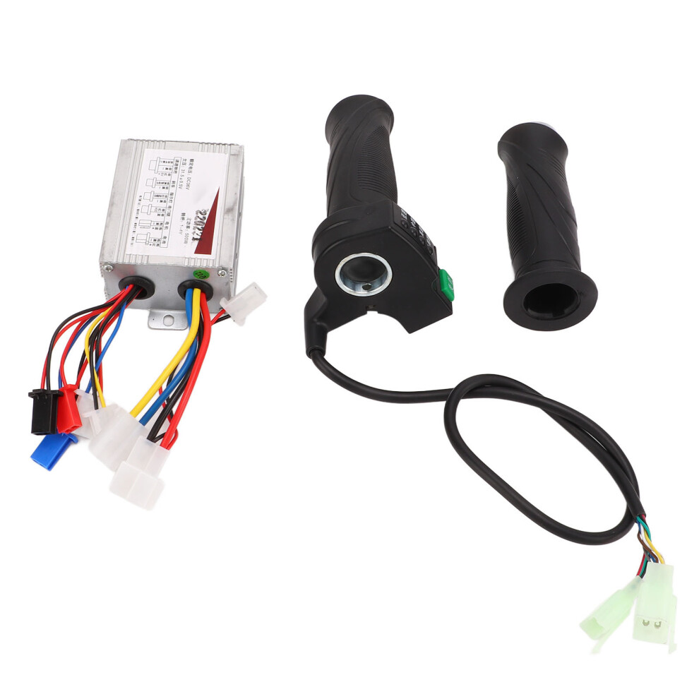 36V 500W Electric Bike Controller & Throttle Grip Kit, Aluminum Alloy 3241374196426