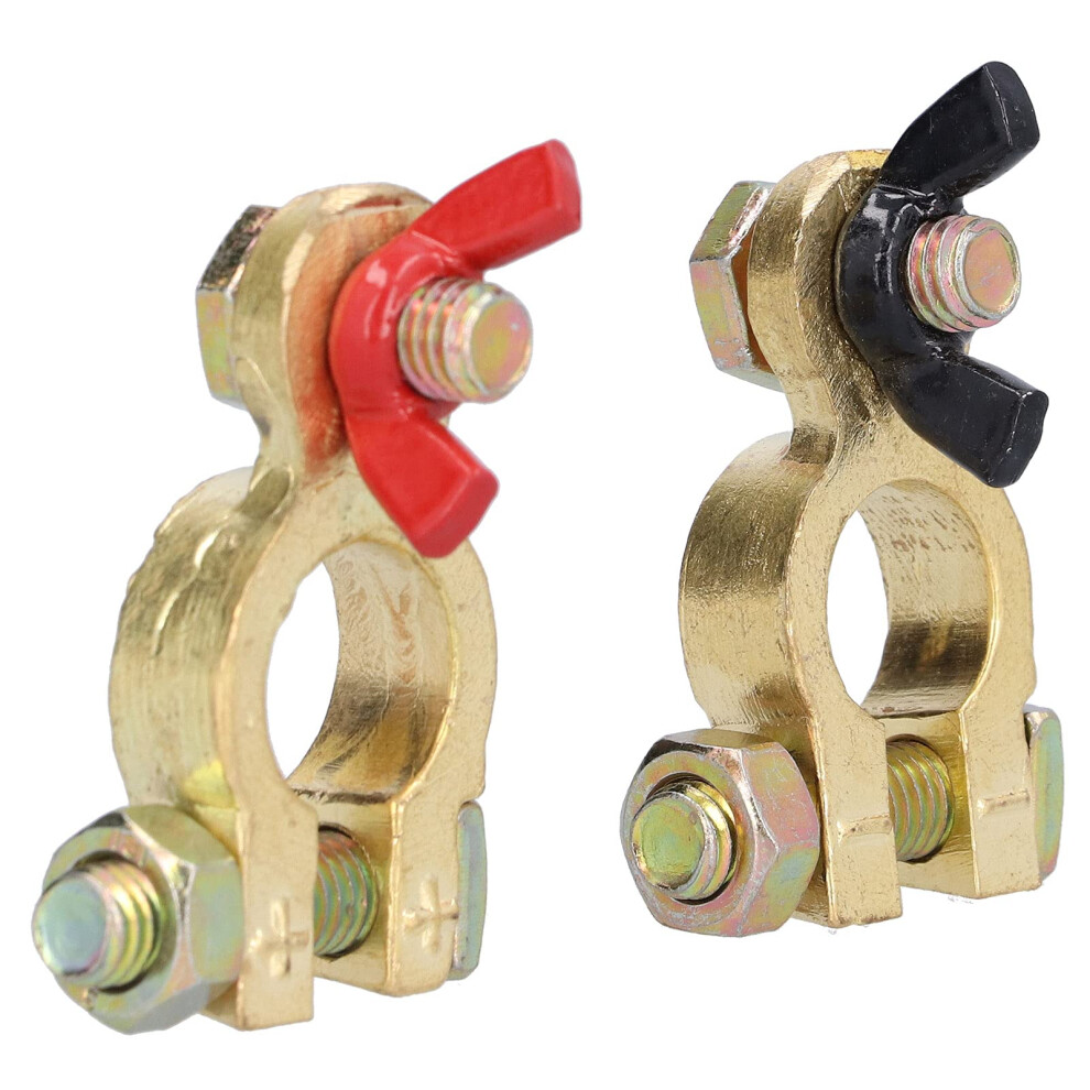 Battery Terminal Connector Pure Copper Car Battery Clamps Positive Negative Corrosion Resistant Conductivity 9382693992819