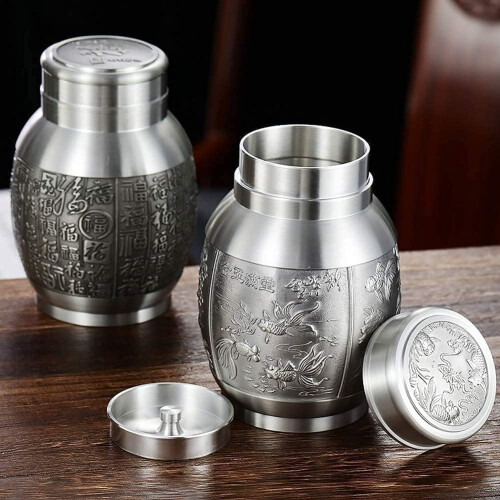 Metal Sealed Jar Memorials Urns 1