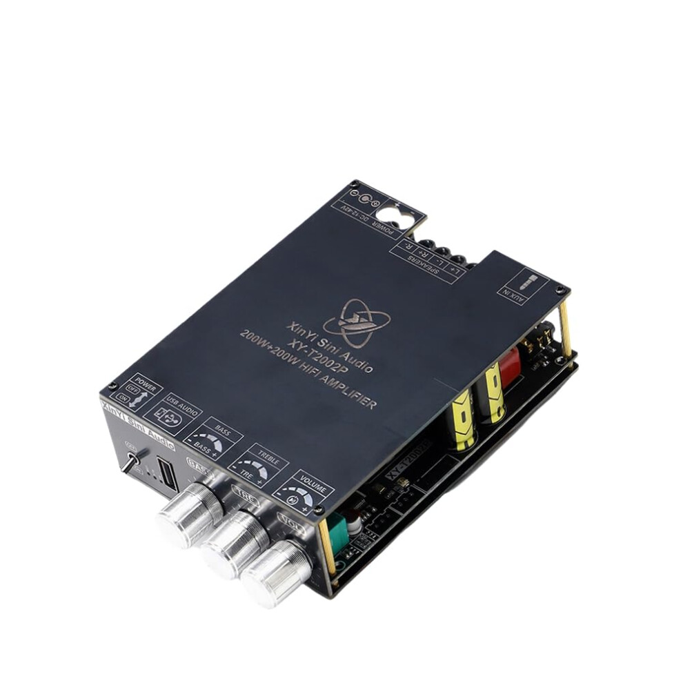 Bluetooth Audio Amplifier Board 200W+200W Dual Channel Power Stereo Amplifier Module T2002p 9189345392436