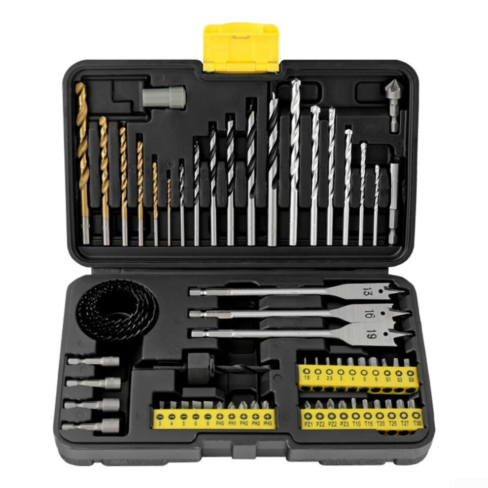 Convenient Drill Bit Set With Magnetic Holder For Wood, Metal, Concrete Applications, User Friendly 9382693860286