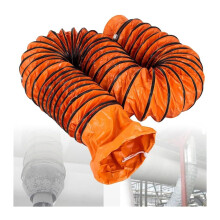 PVC Flexible HVAC Duct Hosing, Industrial Portable Ventilator Extractor Hose (10m, 300mm)