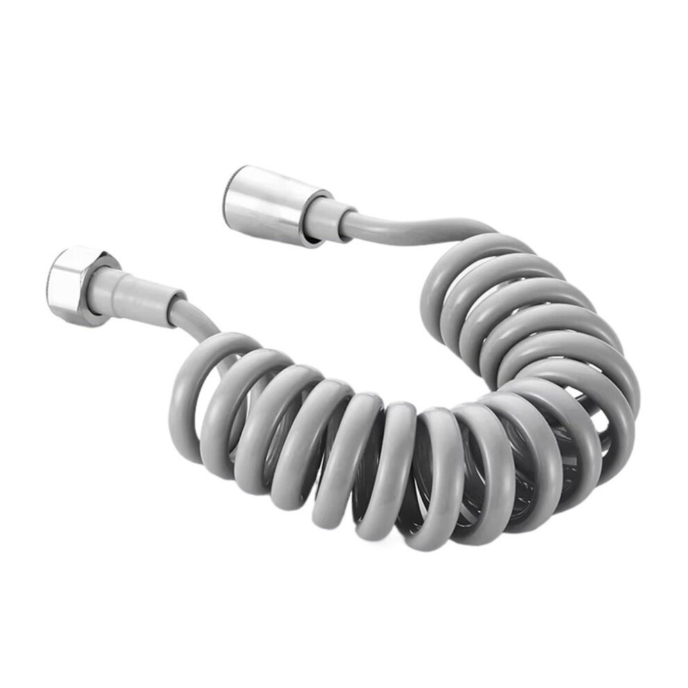 2M 3M 5M Spring Shower Hose Meters Water Plumbing Hose Plastic Bathroom Water Toilet Bidet Sprayer Telephone Line Soft Hoses(3M) 9382693861467