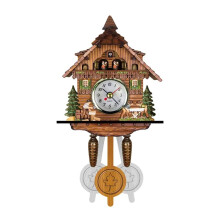 Cuckoo Clocks Cuckoo Clock Wall Mounted Wooden House Design Timekeeper Craft Home Living Room Decoration Accessories Modern Cuckoo Clock (CM009)