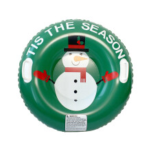 Inflatable Snow Sled With Handles Heavy Duty Durable PVC For Sledding Skating Outdoor Activities Parks Gardens Backyards