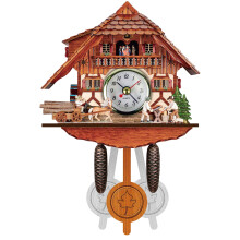 Cuckoo Clock Wooden With Pendulum Alarm Clock CM007 Vintage Wall Clock For Living Room Bedroom Cafe Restaurant Hotel