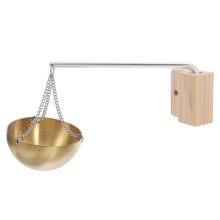 Stainless Steel Sauna Oil Hanging Bowl Aromatherapy Diffuser For Steam Rooms Wall Mounted Aroma Holder Easy Clean Design