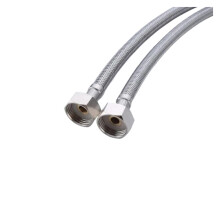 Kitchen Bathroom Stainless Steel Flexible 2 Pieces/Set Hot and Cold Water Pipe Hose G 1/2 G 3/8(2pcs G12) 2pcs G12 60cm