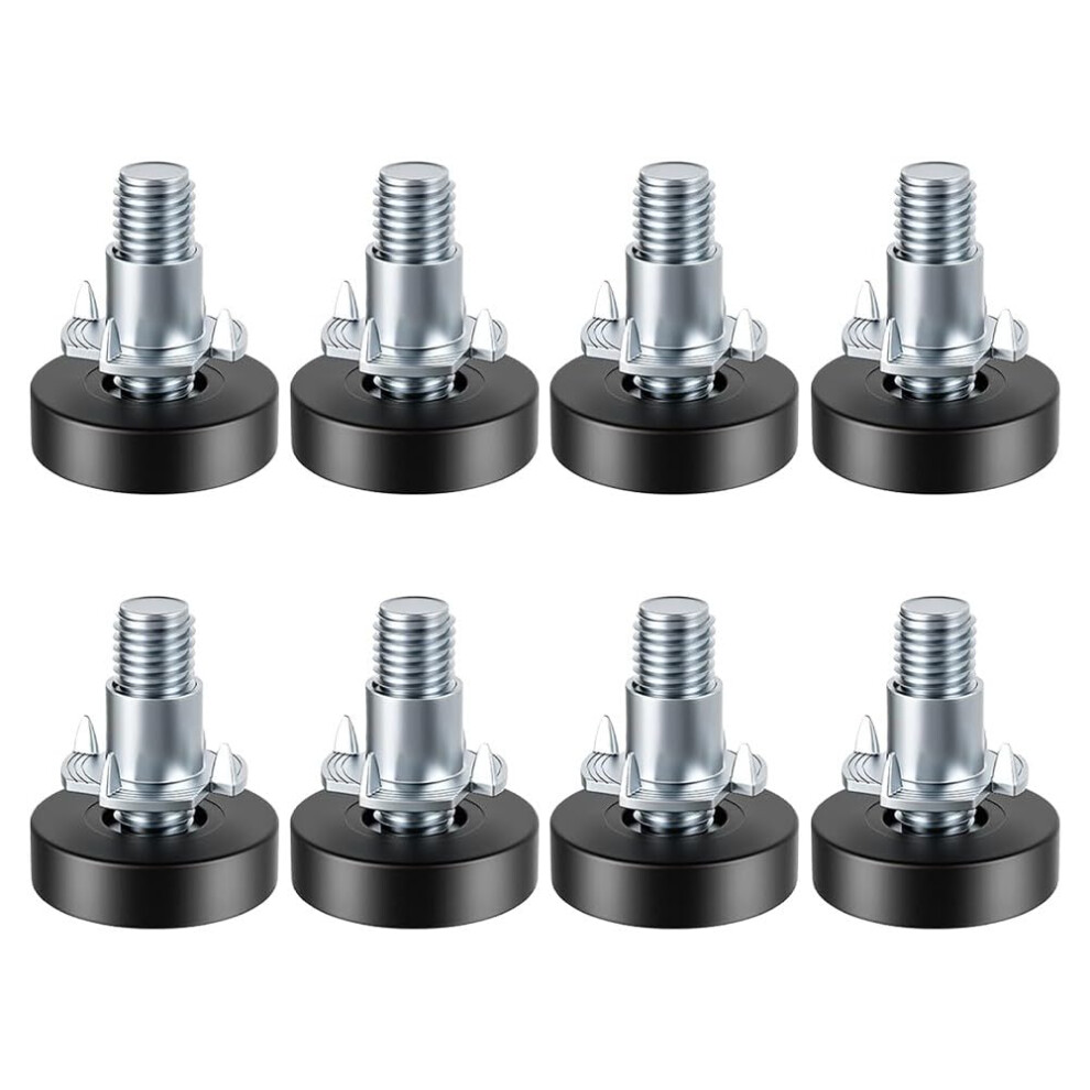 Adjustable Furniture Levelers 8Pack Screwin, Height Adjustable, Antislip Pad, Floor Protectors For Chairs/Tables 9347817287691