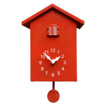 Cuckoo Clock Silent Wall Clock Nordic Home Decor 32.5x20cm Color D Living Room Desk Clock