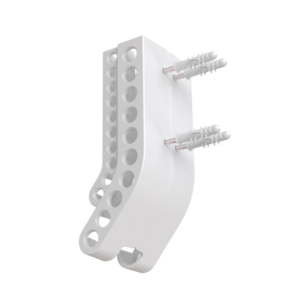 Battery Storage Organizer Wall Mounted Holder For 10 Aa And 10 Aaa Quick Access Garage Kitchen White 9347817287844