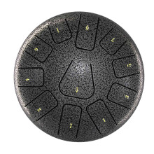 8 Inch Steel Tongue Drum 11 Notes with Bag & Mallets - Choice of Colors