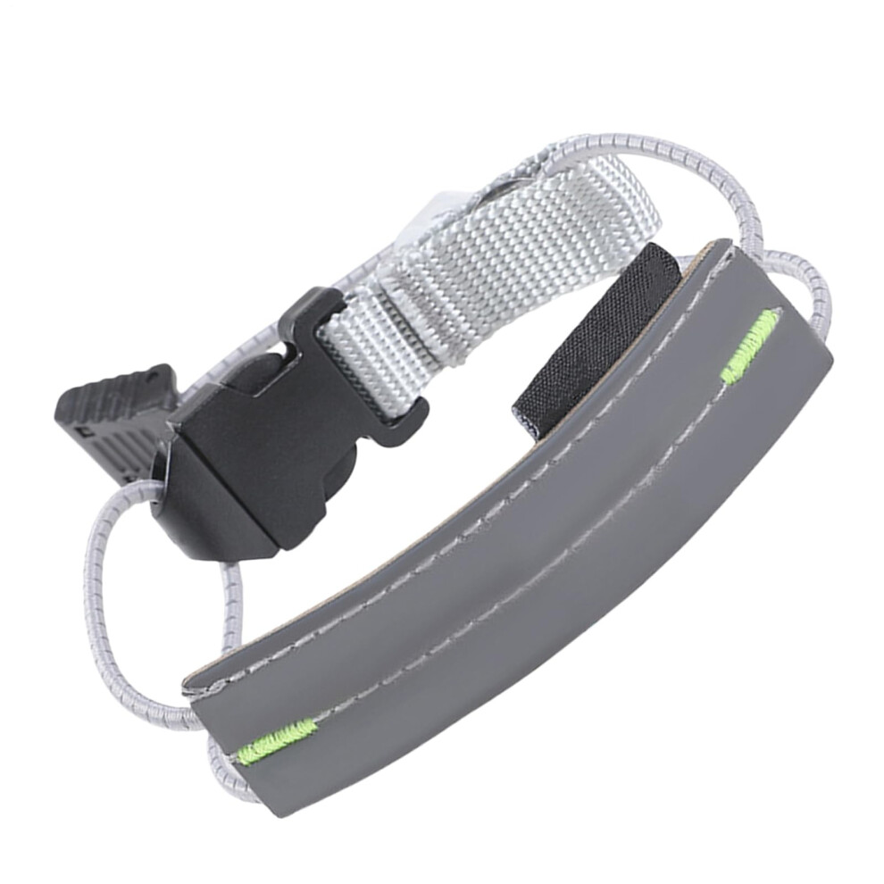 Reflective Ankle Bands For Cycling And Running Grey Elastic Tape Straps Visibility For Men Women Cyclists 9426802668575