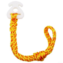 6000lb Tension Boat Tow Rope Quick Connector Floating Ropes For Towable Tube Yellow Red